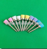 Dental Prophy Brushes With Handle , Dental Handpiece Bowl Brush For Denture Polishing