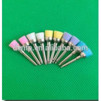 Dental Prophy Brushes With Handle , Dental Handpiece Bowl Brush For Denture Polishing